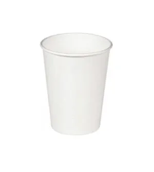 Стакан паперова об'єм 250 мл біла 50шт CUP250WT, Одноразові стакани