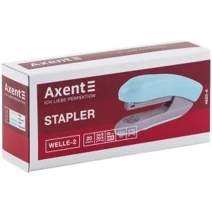 Степлер AXENT Welle-2 Pastelini №24/6 20 листов 4820 - Фото 1