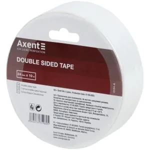 Скотч AXENT двухсторонний 24ммx10м 1 шт 3104-A, Скотч