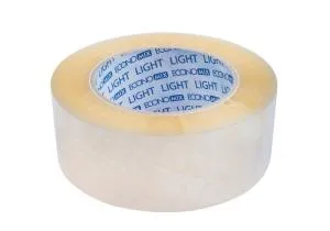 Скотч пакувальний Economix light 45 мм х 200 яр прозорий E47817, Скотч