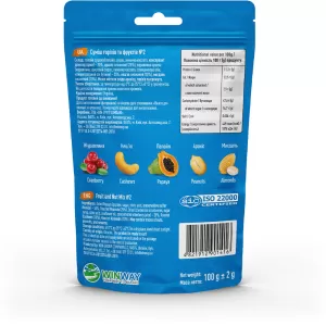 Суміш горіхів та фруктів №2 WINWAY Healthy Selection 100г - Фото 1