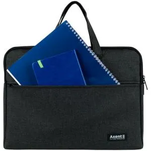 Сумка AXENT для документів текстильна А4 1 відділ 1632-01-A, Сумки - фото 9