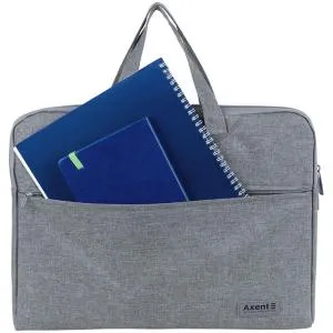 Сумка AXENT для документів текстильна А4 1 відділ 1632-01-A, Сумки - фото 2