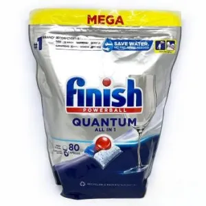 Таблетки для посудомоечных машин Finish Guantum (40шт+40шт б/к) 0148992, Моющие и чистящие средства