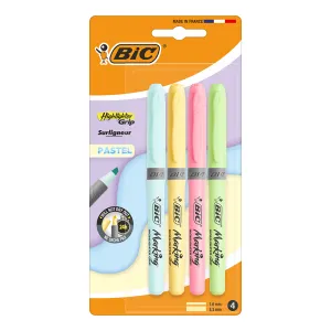Набор маркеров для выделения текста BIC Grip bc964859 4шт, Для выделения текста
