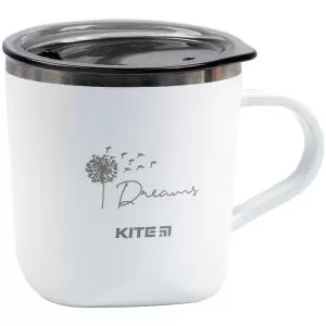 Термокружка Kite 260 мл K21-324-01 біла