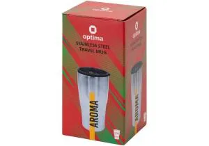 Термокружка Optima металева AROMA 590 мл червона O52064, Термокружки - фото 1