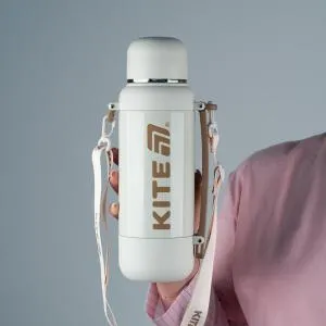 Термос Kite 1200 мл нержавіюча сталь K25-1225, Термоси - фото 18