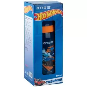 Термос Kite Hot Wheels 350 мл HW24-301 синий - Фото 1