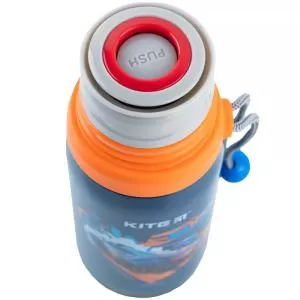 Термос Kite Hot Wheels 350 мл HW24-301 синий - Фото 2