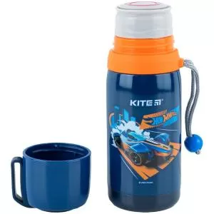 Термос Kite Hot Wheels 350 мл HW24-301 синий - Фото 3