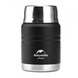 Термос для еды Naturehike Stew beaker NH20SJ041 черный 304 сталь 0.5 л 6927595767467