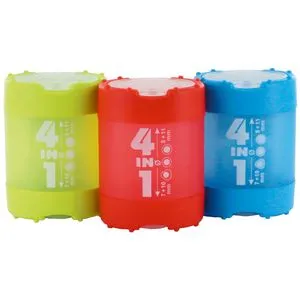 Точилка c контейнером 4-in-1, пласт., 4 отд. Kum 4-in-1 K4 Pop