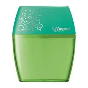 Точилка с контейнером SHAKER 2 отд дисплей Maped MP.534755 ассорти