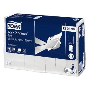 Серветки Tork Advanced interfold 21х34см 2 шари супер м'які 120399, Паперові одноразові серветки - фото 1