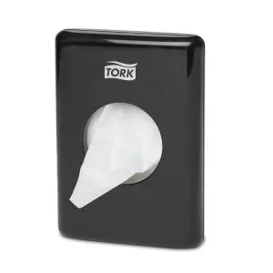 Диспенсер для гігієнічних пакетів Tork чорний 566008, Тримач накладок санітарних
