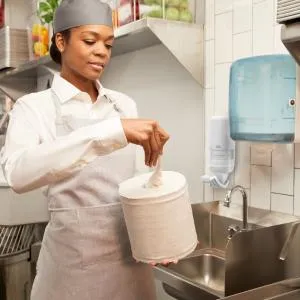 Дозатор Tork для жидкого мыла и дезинфектора с локтевым приводом 1 литр 564100, Дозаторы (диспенсеры) для жидкого мыла - фото 3