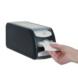 Диспенсер для серветок Tork чорний розмір 141х113х170мм вміщує 324 серветки 272901, Тримачі для серветок - фото 4