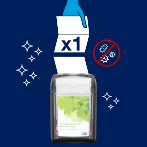 Салфетки Tork Fit для диспенсеров 720 шт 2 слоя 21,3х16,5 см белые 15830, Бумажные одноразовые салфетки - фото 8