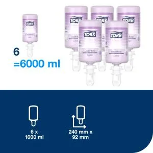 Мыло Tork жидкое для рук мягкое люкс 1 литр 424911, Мыло - фото 4