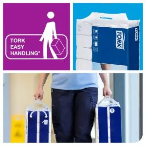 Серветки Tork Xpress Multifold 21х23см 2 шари 471146, Паперові одноразові серветки - фото 4