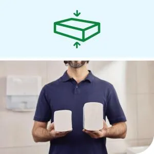 Салфетки Tork Xpress узкопанельные 225 листов 2 слоя супер мягкие 100889, Бумажные одноразовые салфетки - фото 4