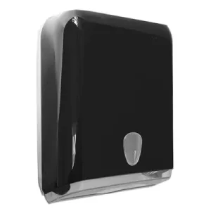 Держатель бумажных полотенец Atma на 2 пачки С или V-складка черный пластик A59213, Держатели для полотенец