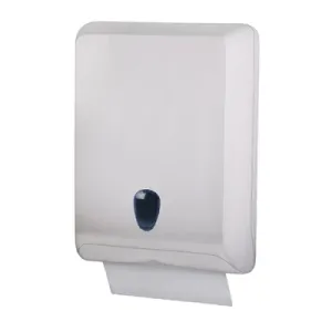 Держатель бумажных полотенец Atma на 2 пачки V или Z-складка с адаптером Easy белый пластик A83001EASY, Держатели для полотенец