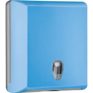 Держатель бумажных полотенец Atma в пачке Z-складка голубой/прозрачный пластик A70610EAZ, Держатели для полотенец