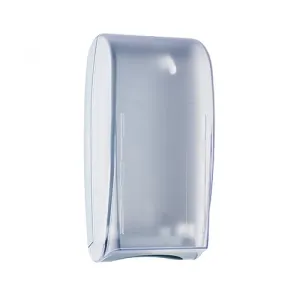 Держатель салфеток Atma V-складка настольный/настенный серый/прозрачный пластик A89917, Держатели для салфеток