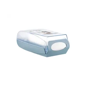 Держатель салфеток Atma V-складка настольный/настенный серый/прозрачный пластик A89917, Держатели для салфеток - фото 4