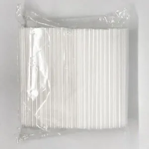 Трубочки для молочних коктейлів прямі прозорі 21см d=6.8 мм 500 шт. 0131392, Трубочки для коктейлів