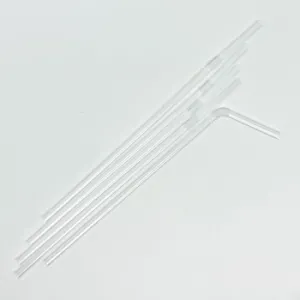 Прозорі Трубочки з вигином 21см 1000 шт. 0131120, Трубочки для коктейлів