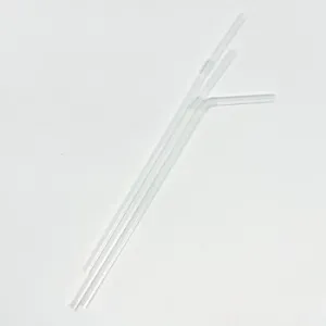 Прозорі Трубочки з вигином 21см 200шт. 0131115, Трубочки для коктейлів