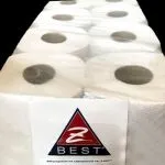 Туалетная бумага ЭКО, 1 слой, 50 м, 8 шт, Z-BEST, 0130826