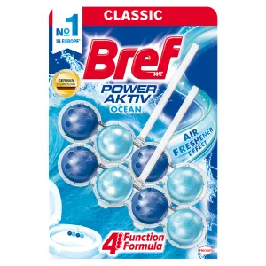 Туалетний блок BREF 2*50г Сила актив океан bf.56863, Засоби для туалетних кімнат