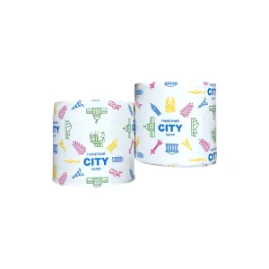 Туалетная Бумага Сіті В ПЛЕНЦЕ по 8 рулонов 48 50054, Туалетная бумага - фото 4