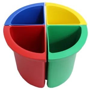 Урна Atma 13 л чорна пластик A52603, Контейнери та урни - фото 1