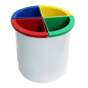 Урна Atma 13 л чорна пластик A52603, Контейнери та урни - фото 2