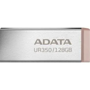 USB флеш накопичувач ADATA 128GB UR350 Silver/Beige USB 3.2 (UR350-128G-RSR/BG) U1018632, Флеш-карти пам'яті (USB-flash) - фото 1