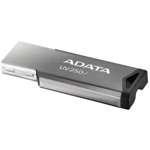 USB флеш накопитель ADATA 16GB AUV 250 Silver USB 2.0 (AUV250-16G-RBK) U0922458, Флеш-карты памяти (USB-flash) - фото 1