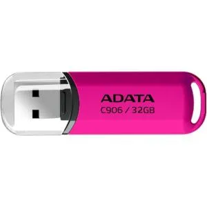 USB флеш накопитель ADATA 32GB C906 Pink USB 2.0 (AC906-32G-RPP) U1005959, Флеш-карты памяти (USB-flash)
