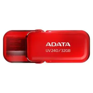 USB флеш накопитель ADATA 32GB UV240 Red USB 2.0 (AUV240-32G-RRD) U0302985, Флеш-карты памяти (USB-flash)