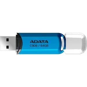 USB флеш накопитель ADATA 64GB C906 Blue USB 2.0 (AC906-64G-RWB)  U1005960, Флеш-карты памяти (USB-flash) - фото 1