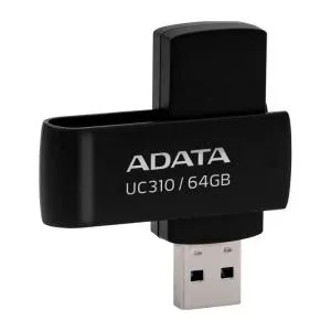 USB флеш накопитель ADATA 64GB UC310 Black USB 3.0 (UC310-64G-RBK) U0922471, Флеш-карты памяти (USB-flash) - фото 2