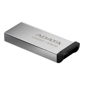 USB флеш накопитель ADATA 64GB UR350 Silver-Black USB 3.2 (UR350-64G-RSR/BK) U1005965, Флеш-карты памяти (USB-flash)