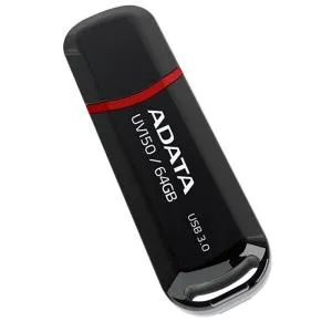 USB флеш накопитель ADATA 64GB UV150 Black USB 3.0 (AUV150-64G-RBK) U0221537, Флеш-карты памяти (USB-flash) - фото 3