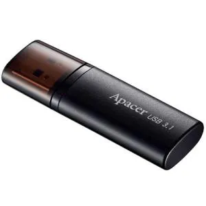 USB флеш накопитель Apacer 128GB AH25B Black USB 3.1 (AP128GAH25BB-1) U0416186, Флеш-карты памяти (USB-flash)