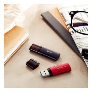 USB флеш накопичувач Apacer 128GB AH25B Red USB 3.1 Gen1 (AP128GAH25BR-1), Флеш-карти пам'яті (USB-flash) - фото 1