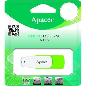 USB флеш накопитель Apacer 32GB AH335 Green USB 2.0 (AP32GAH335G-1) U0265661, Флеш-карты памяти (USB-flash) - фото 1